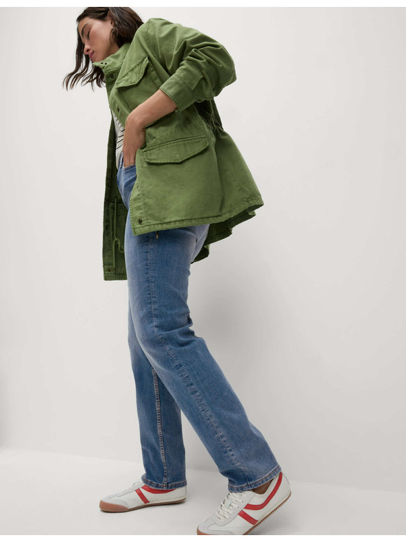 Marks & Spencer Modré dámske džínsy rovného strihu Marks & Spencer