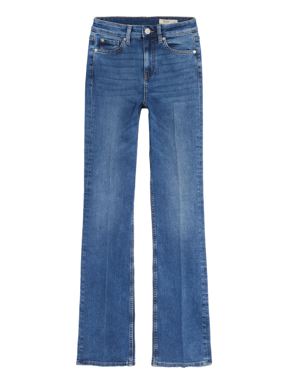 Marks & Spencer Modré dámske džínsy s výstrihom Marks & Spencer