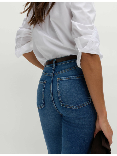 Marks & Spencer Dámske modré rozšírené džínsy Marks & Spencer