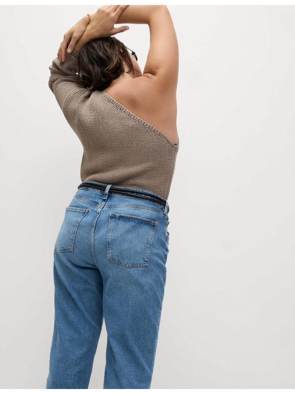 Marks & Spencer Modré dámske džínsy typu boyfriend Marks & Spencer