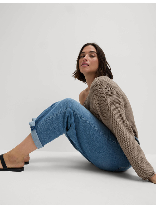 Marks & Spencer Modré dámske džínsy typu boyfriend Marks & Spencer