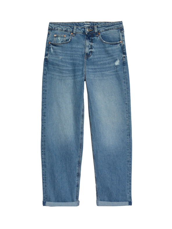 Marks & Spencer Modré dámske džínsy typu boyfriend Marks & Spencer