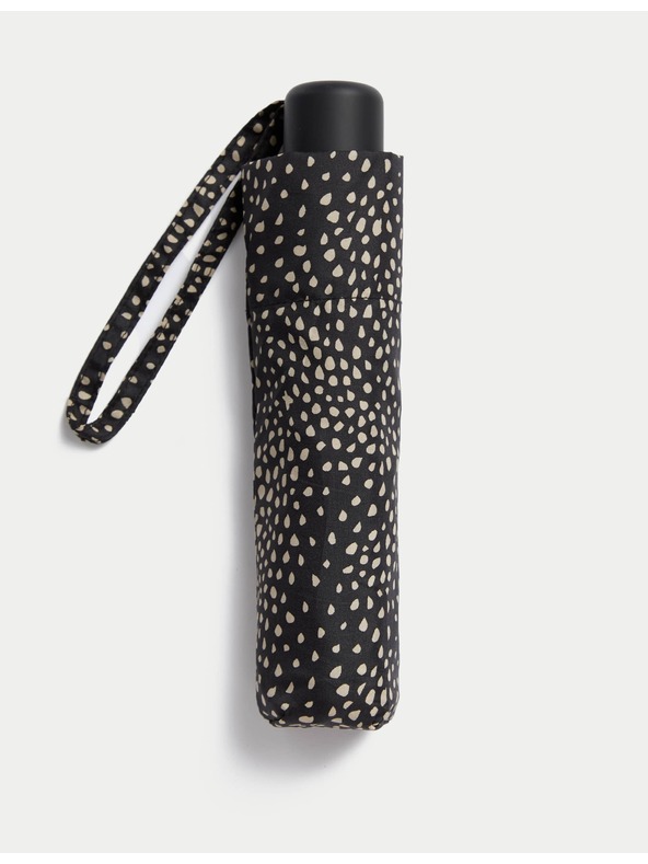 Marks & Spencer Marks & Spencer Polka Dot Solid Umbrella Black