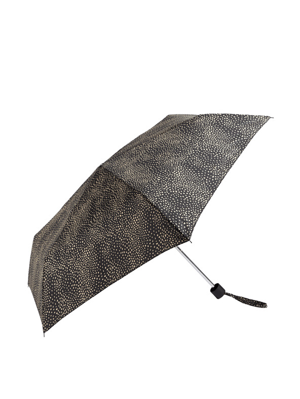 Marks & Spencer Marks & Spencer Polka Dot Solid Umbrella Black