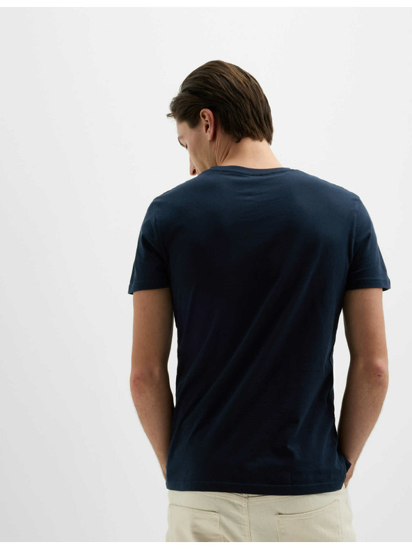 Marks & Spencer Tmavomodrá pánska základná košeľa Marks & Spencer