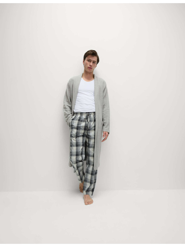 Marks & Spencer Šedý pánsky ľahký župan Marks & Spencer