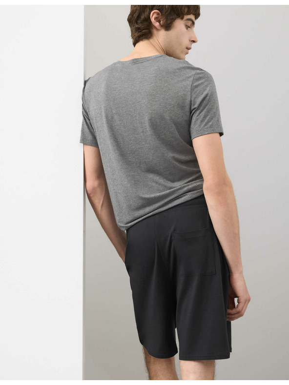 Marks & Spencer Pánske čierne pyžamové šortky Marks & Spencer Supima®