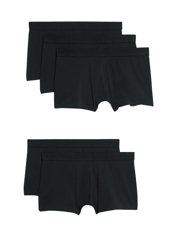 Marks & Spencer Súprava piatich pánskych boxeriek Marks & Spencer čierna