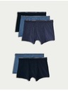 Marks & Spencer Súprava piatich pánskych boxeriek modrej farby Marks & Spencer