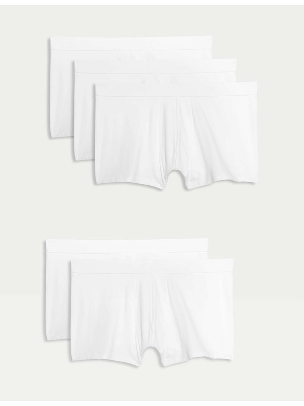 Marks & Spencer Súprava piatich pánskych boxeriek v bielej farbe Marks & Spencer