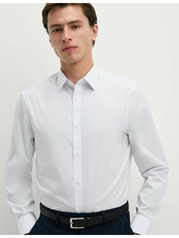 Marks & Spencer Košeľa regular fit, ľahko žehlená Marks & Spencer biela