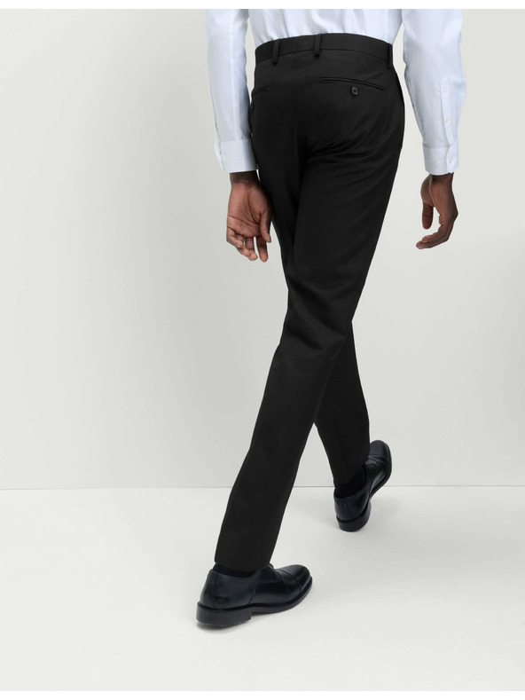 Marks & Spencer Čierne pánske spoločenské nohavice Marks & Spencer