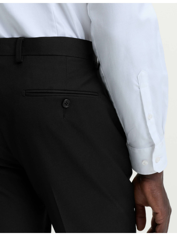 Marks & Spencer Čierne pánske spoločenské nohavice Marks & Spencer