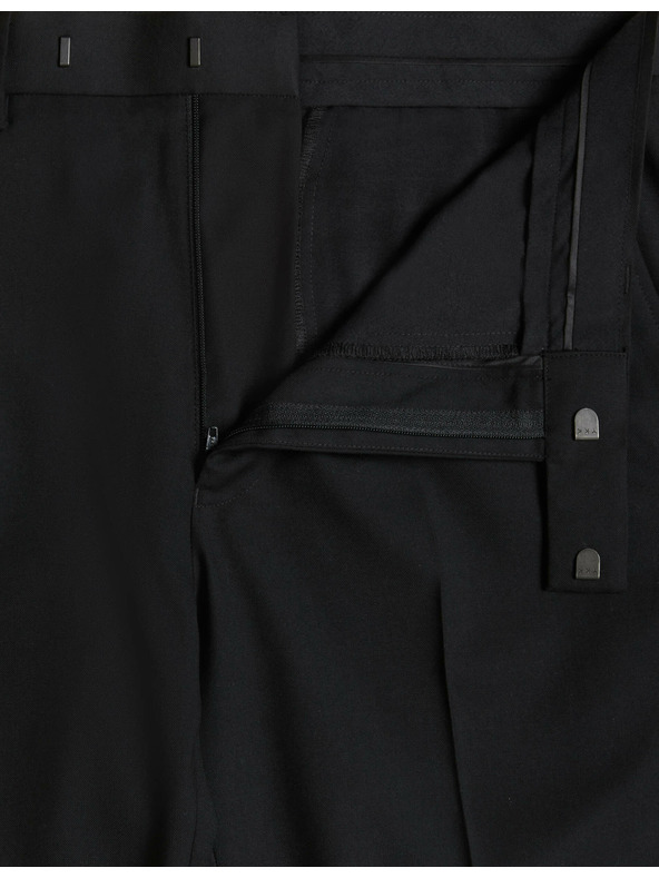 Marks & Spencer Čierne pánske oblekové nohavice Marks & Spencer