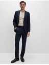 Marks & Spencer Tmavomodré pánske spoločenské nohavice Marks & Spencer