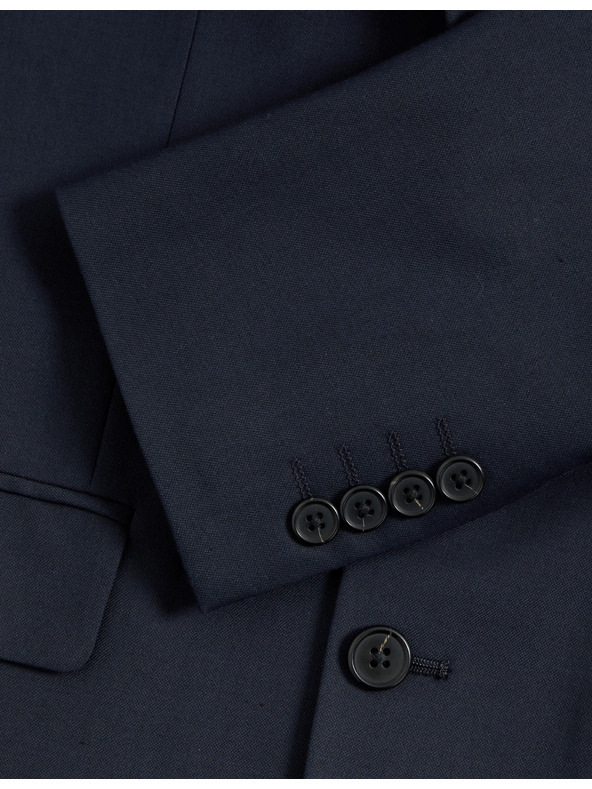 Marks & Spencer Tmavomodré pánske sako Marks & Spencer