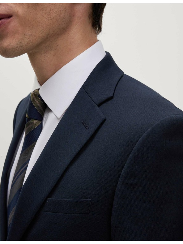 Marks & Spencer Tmavomodré pánske sako Marks & Spencer