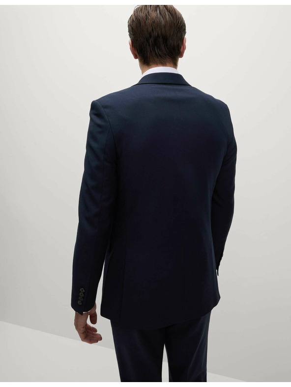 Marks & Spencer Tmavomodré pánske sako Marks & Spencer