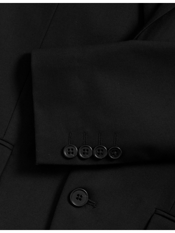 Marks & Spencer Čierne pánske elastické sako Marks & Spencer