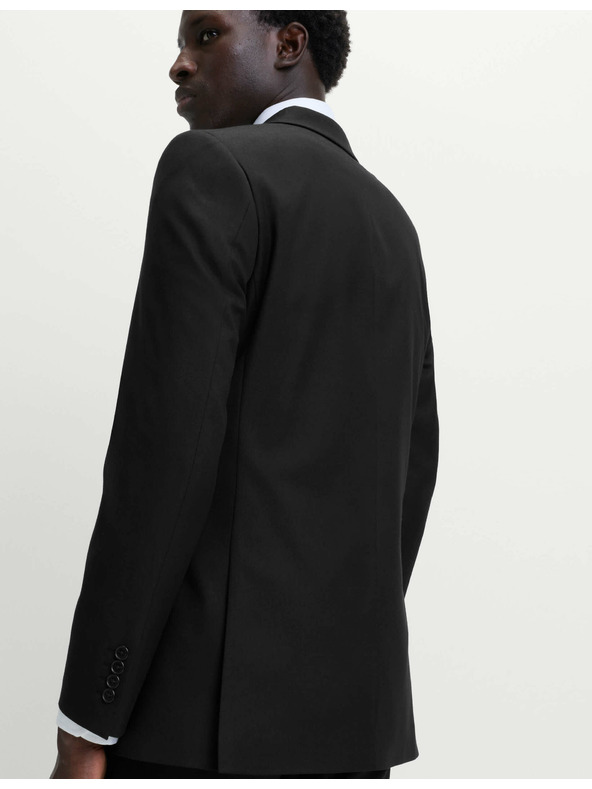 Marks & Spencer Čierne pánske sako úzkeho strihu Marks & Spencer