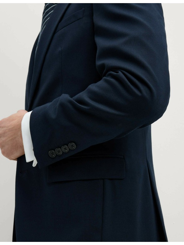 Marks & Spencer Tmavomodré pánske sako Marks & Spencer