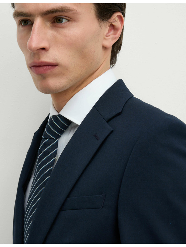 Marks & Spencer Tmavomodré pánske sako Marks & Spencer