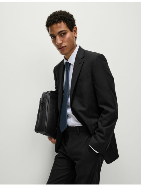 Marks & Spencer Čierne pánske sako Marks & Spencer