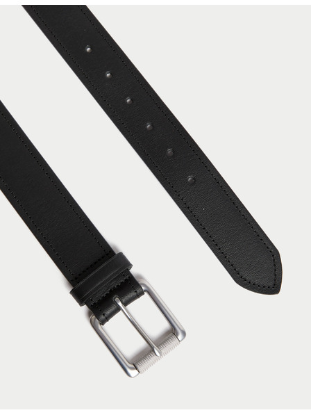 Marks & Spencer Kožený opasok s ozdobným prešívaním Marks & Spencer