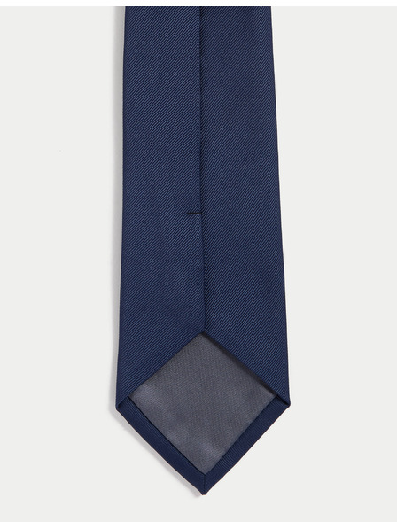 Marks & Spencer Tmavomodrá pánska kravata Marks & Spencer