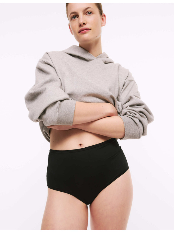 Marks & Spencer Nohavičky do pása z mikrovlákna, bez viditeľného lemu, balenie po 5 kusov Marks & Spencer čierne