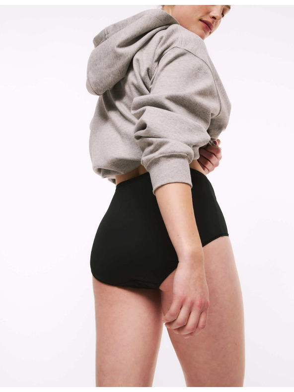 Marks & Spencer Nohavičky do pása z mikrovlákna, bez viditeľného lemu, balenie po 5 kusov Marks & Spencer čierne