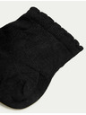 Marks & Spencer 5 párov bezšvových členkových ponožiek Marks & Spencer čiernych
