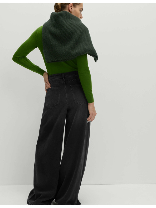 Marks & Spencer Džínsy so širokými nohavicami zo zmesi lyocell™ Marks & Spencer čierne