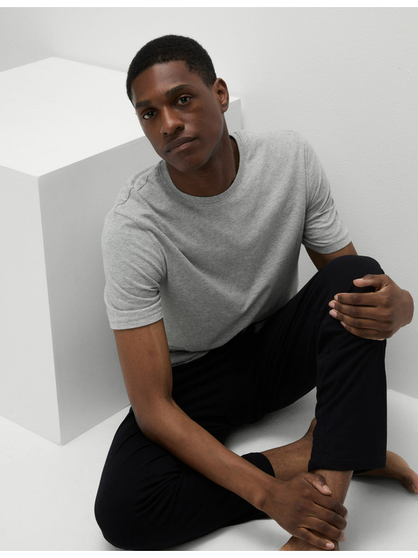 Marks & Spencer Pánske čierno-šedé pyžamo Marks & Spencer