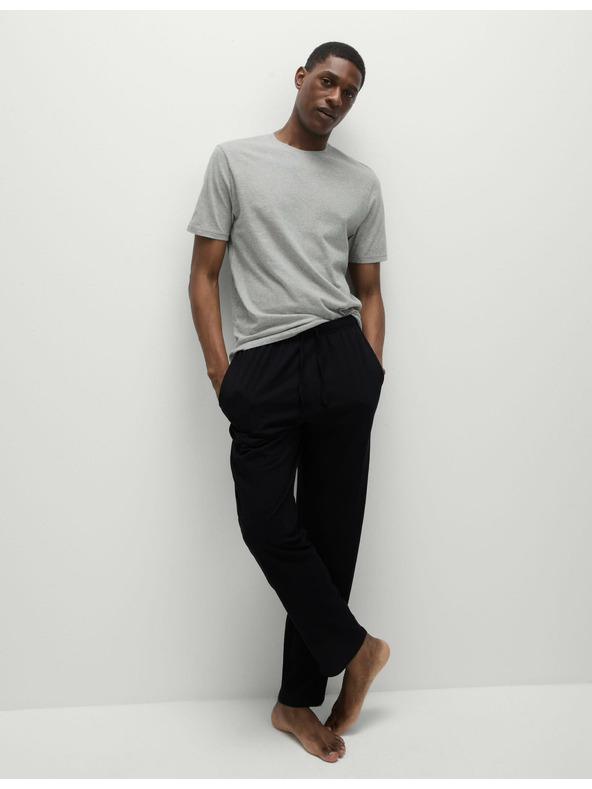 Marks & Spencer Pánske čierno-šedé pyžamo Marks & Spencer