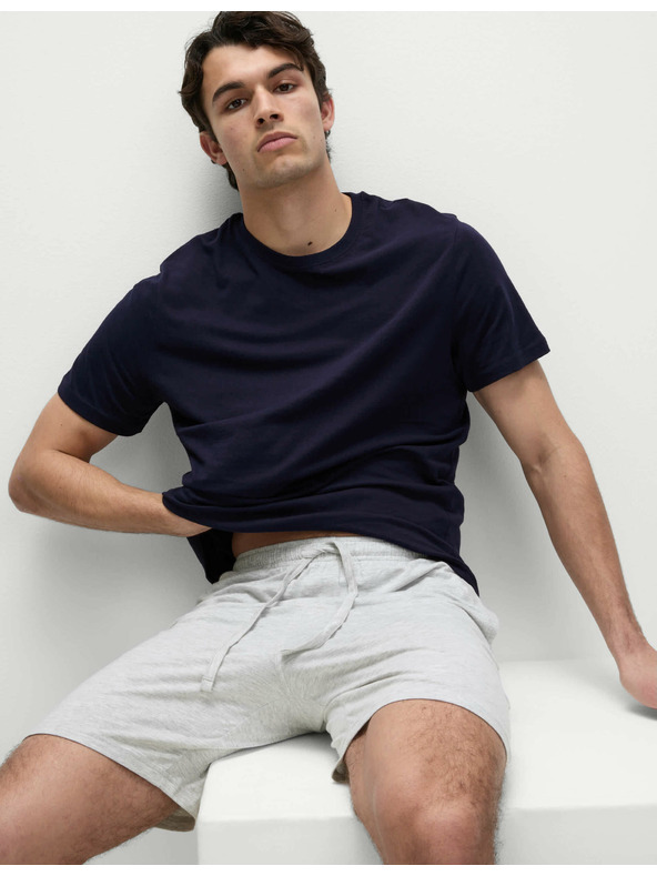 Marks & Spencer Súprava pánskych pyžám Marks & Spencer v sivom a modrom prevedení