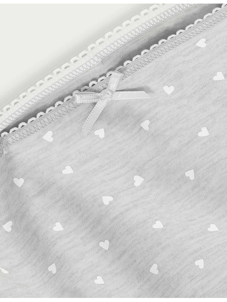 Marks & Spencer Marks & Spencer 1-dielna súprava bavlnených nohavičiek s vysokým srdcom (2-14 rokov)