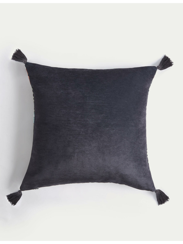 Marks & Spencer Šenilový vankúš s leopardím vzorom Marks & Spencer námornícka modrá