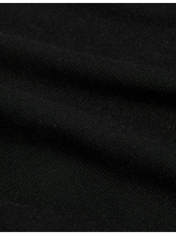 Marks & Spencer Sada 5 kusov nohavičiek do pása z bavlny a modalu, bez viditeľných lemov, vysoký strih Marks & Spencer čierna