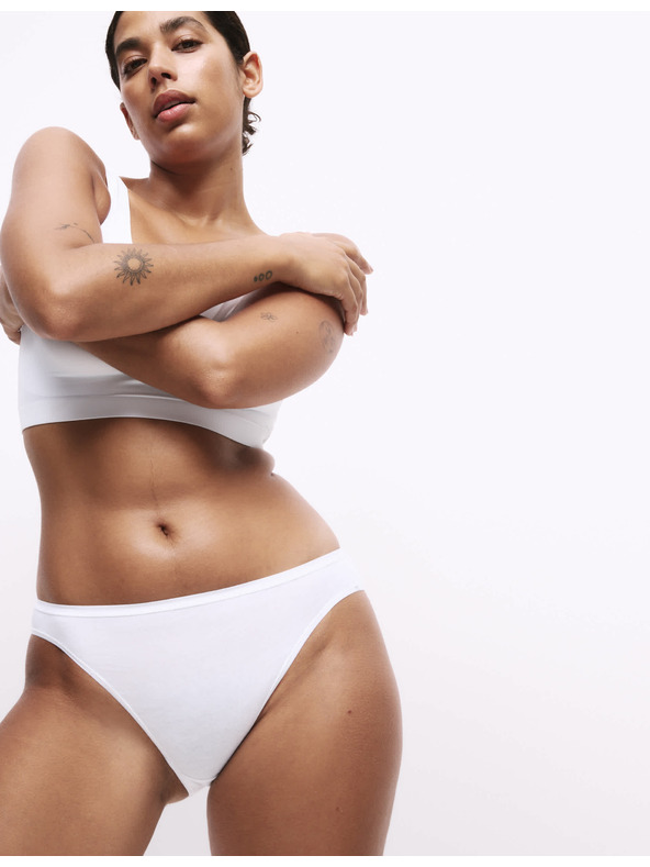 Marks & Spencer Biele dámske nohavice Marks & Spencer, sada piatich kusov