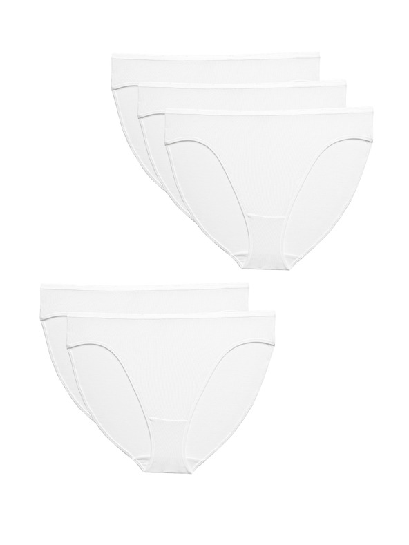 Marks & Spencer Biele dámske nohavice Marks & Spencer, sada piatich kusov