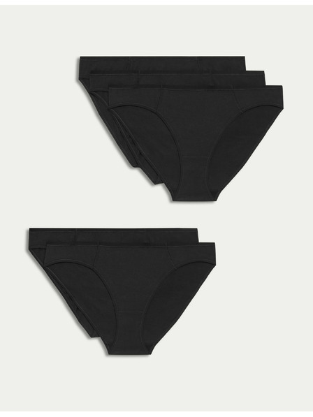 Marks & Spencer Súprava piatich dámskych nohavíc čiernej farby Marks & Spencer