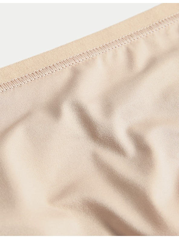 Marks & Spencer Dámska súprava piatich kusov nohavičiek Marks & Spencer v béžovej farbe
