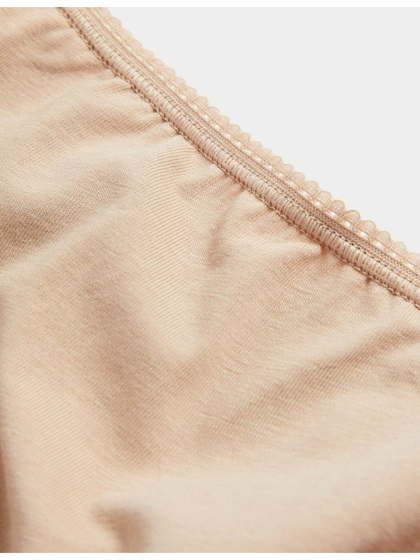 Marks & Spencer Súprava piatich dámskych sťahovacích nohavičiek v béžovej, bielej a čiernej farbe Marks & Spencer