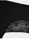 Marks & Spencer Súprava troch dámskych čipkovaných nohavičiek s vysokým pásom v čiernej farbe Marks & Spencer