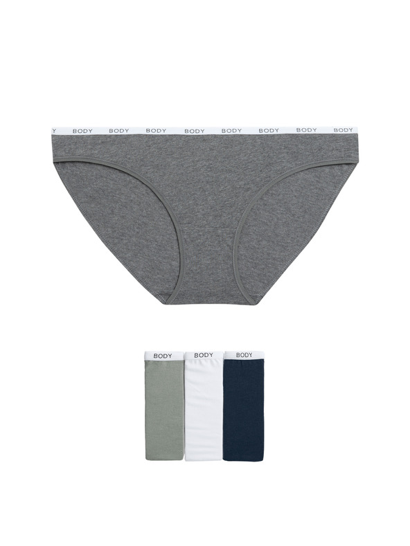 Marks & Spencer Súprava štyroch dámskych nohavičiek v sivej, bielej a čiernej farbe Marks & Spencer