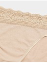 Marks & Spencer Dámska súprava piatich kusov nohavičiek Marks & Spencer v béžovej farbe