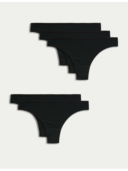 Marks & Spencer Súprava piatich dámskych nohavíc čiernej farby Marks & Spencer