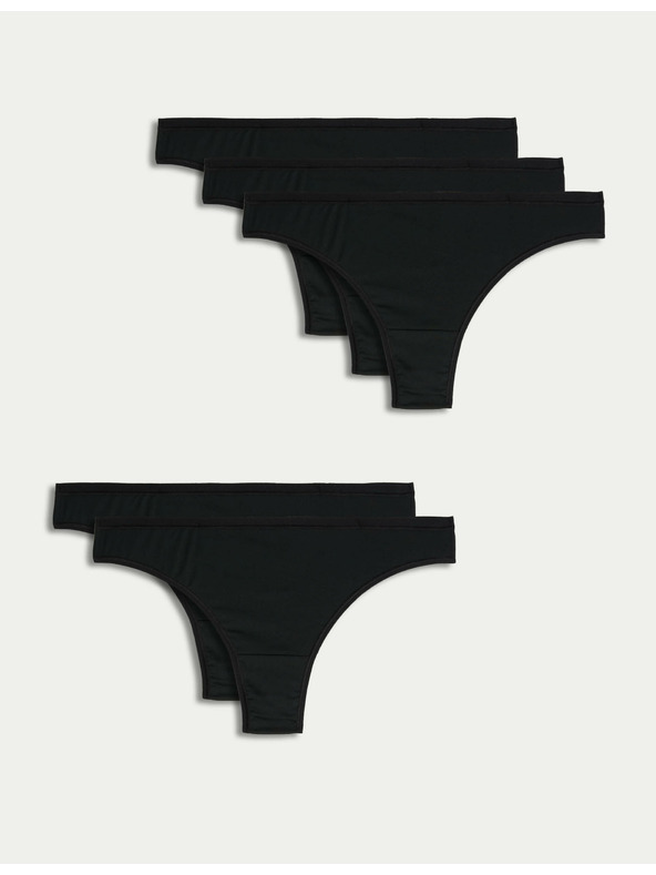 Marks & Spencer Súprava piatich dámskych nohavíc čiernej farby Marks & Spencer