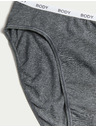 Marks & Spencer Súprava štyroch dámskych nohavičiek v sivej, bielej a čiernej farbe Marks & Spencer